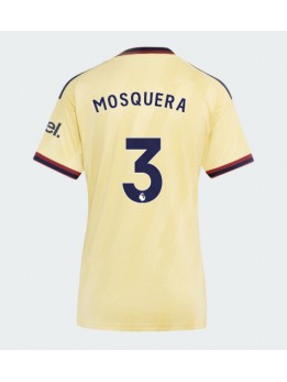 Arsenal Cristhian Mosquera #3 Ausweichtrikot für Frauen 2026-27 Kurzarm Arsenal Cristhian Mosquera #3 Ausweichtrikot für Frauen 2026-27 Kurzarm